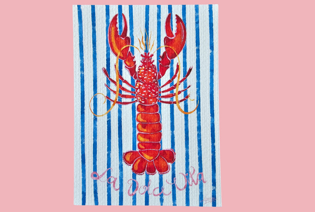 La Dolce Vita Lobster Art Print
