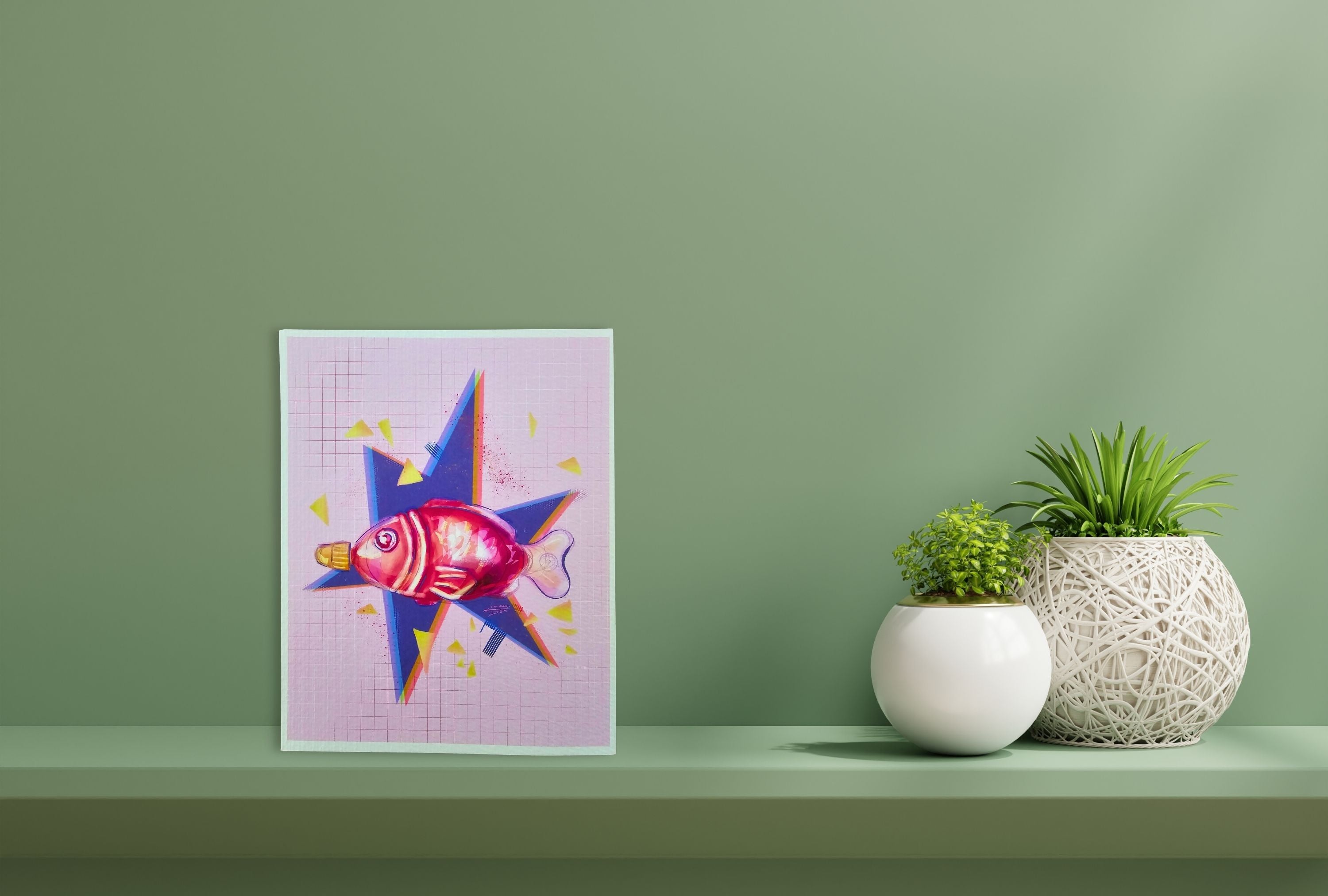 Soy Fish Art Print