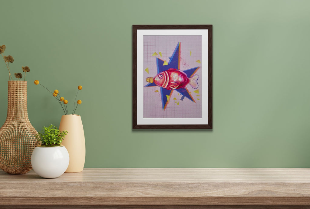 Soy Fish Art Print