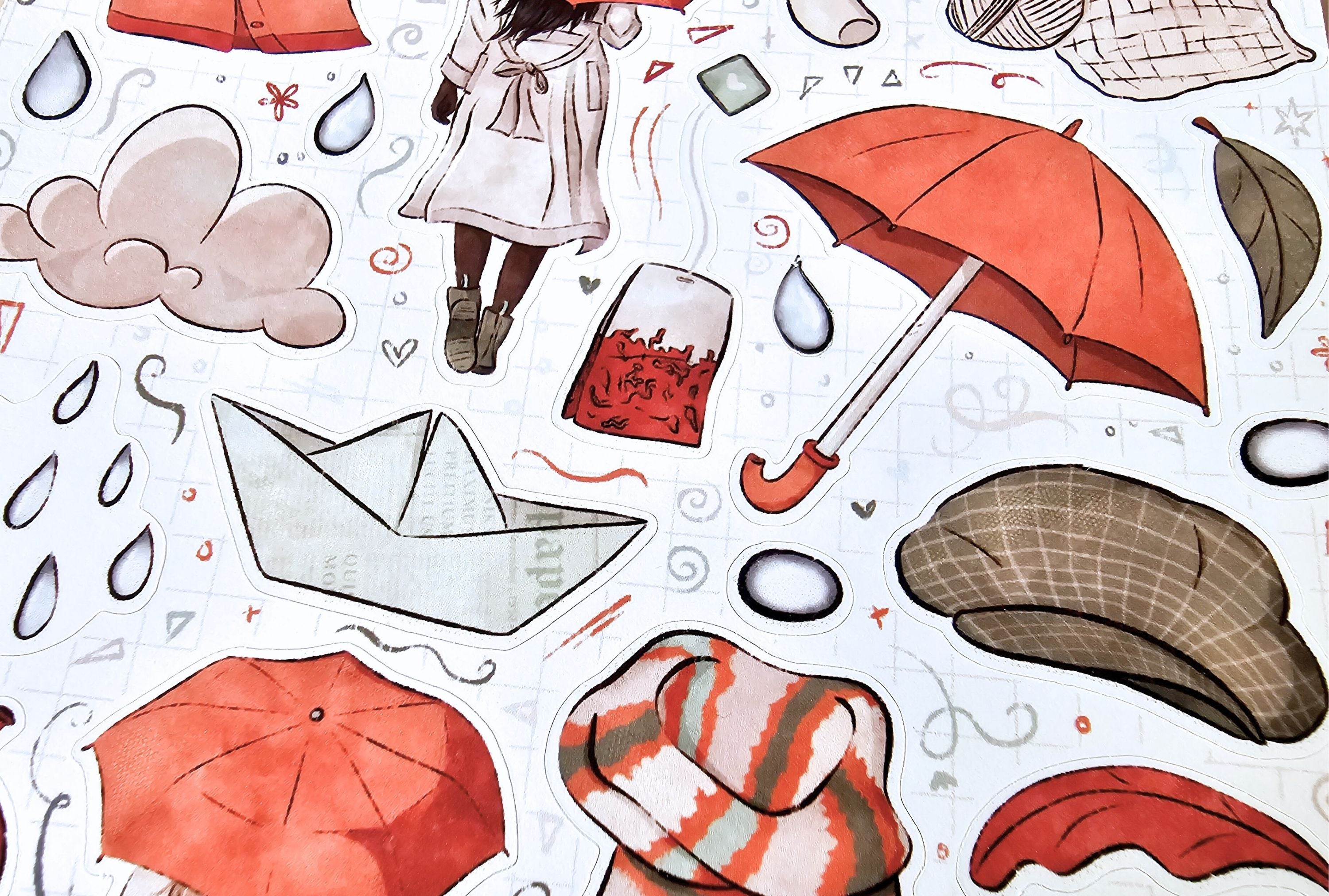 Rainy Day Sticker Sheets
