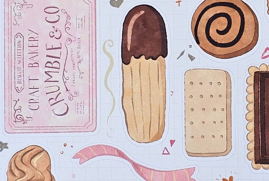 British Biscuit Sticker Sheets