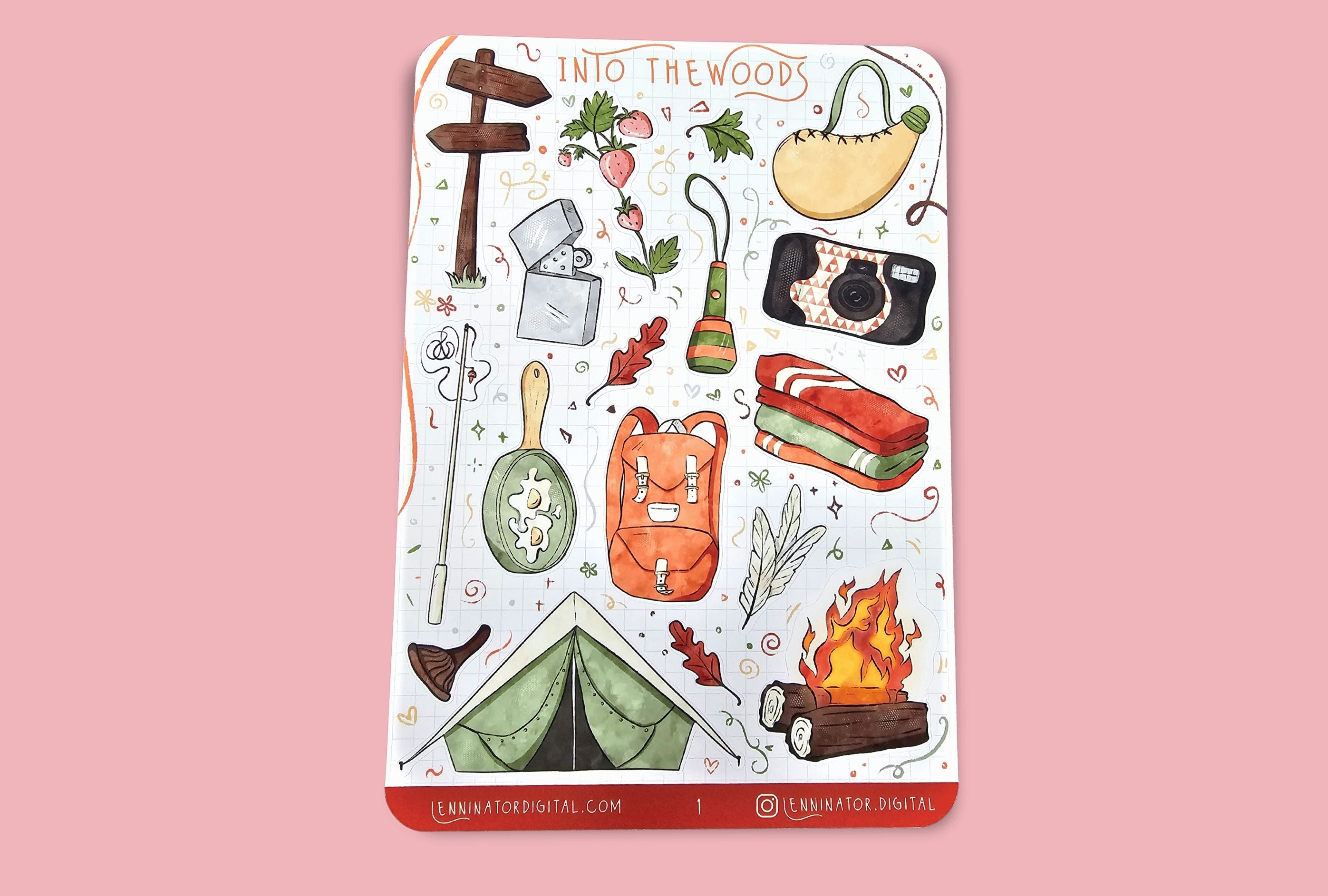 Into The Woods Sticker Sheets
