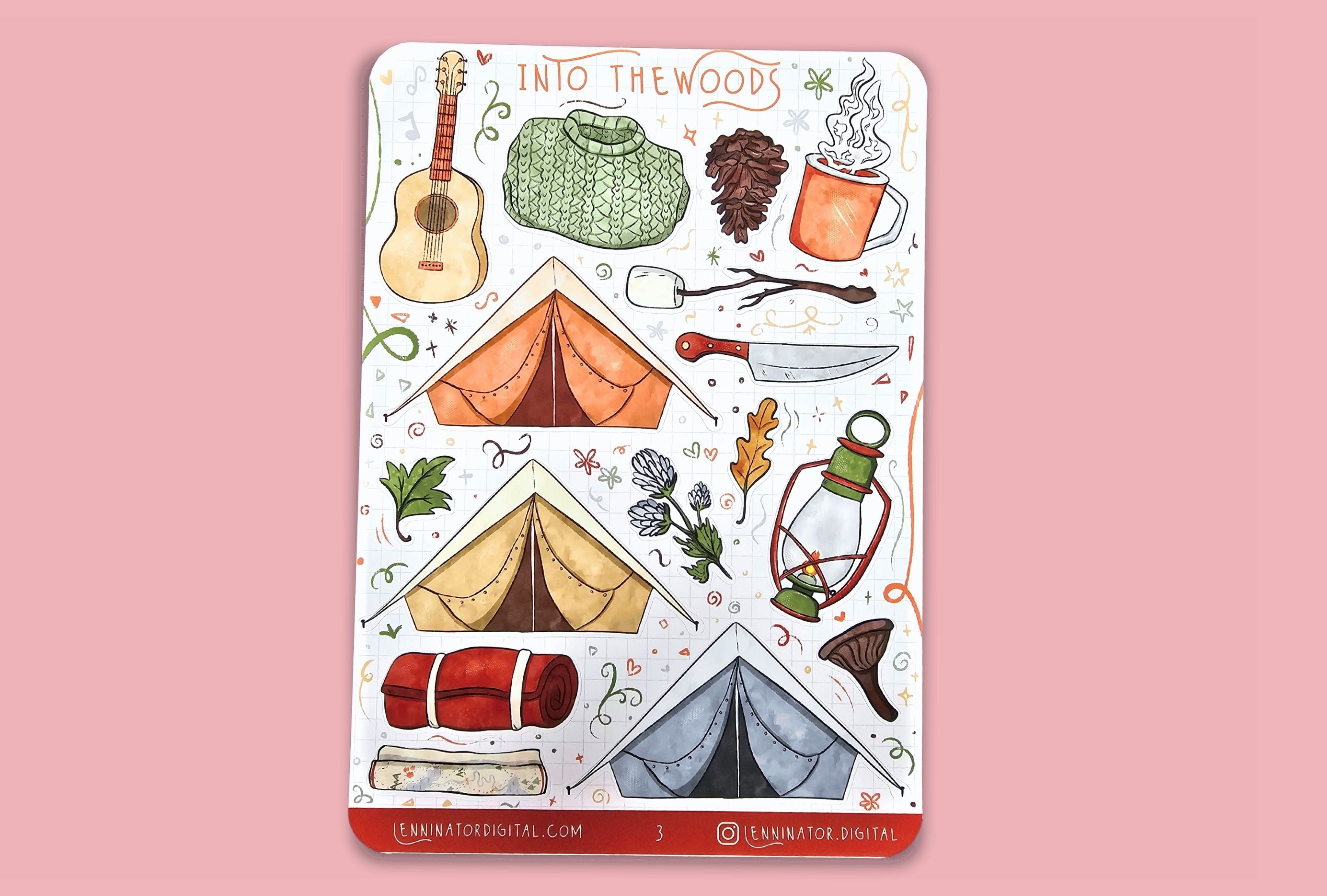 Into The Woods Sticker Sheets