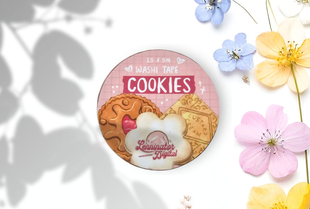 Cookie washi tape sticker