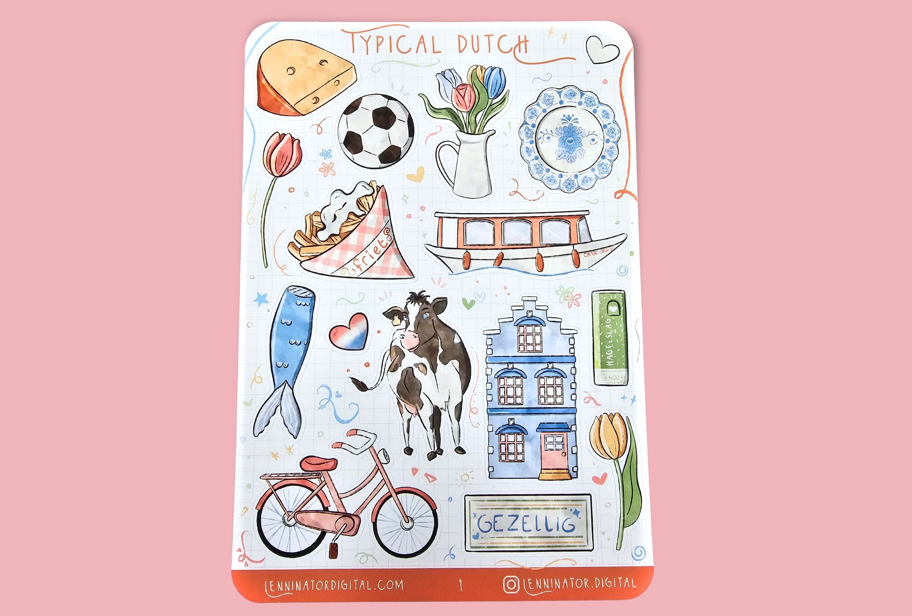 Typical Dutch Sticker Sheets