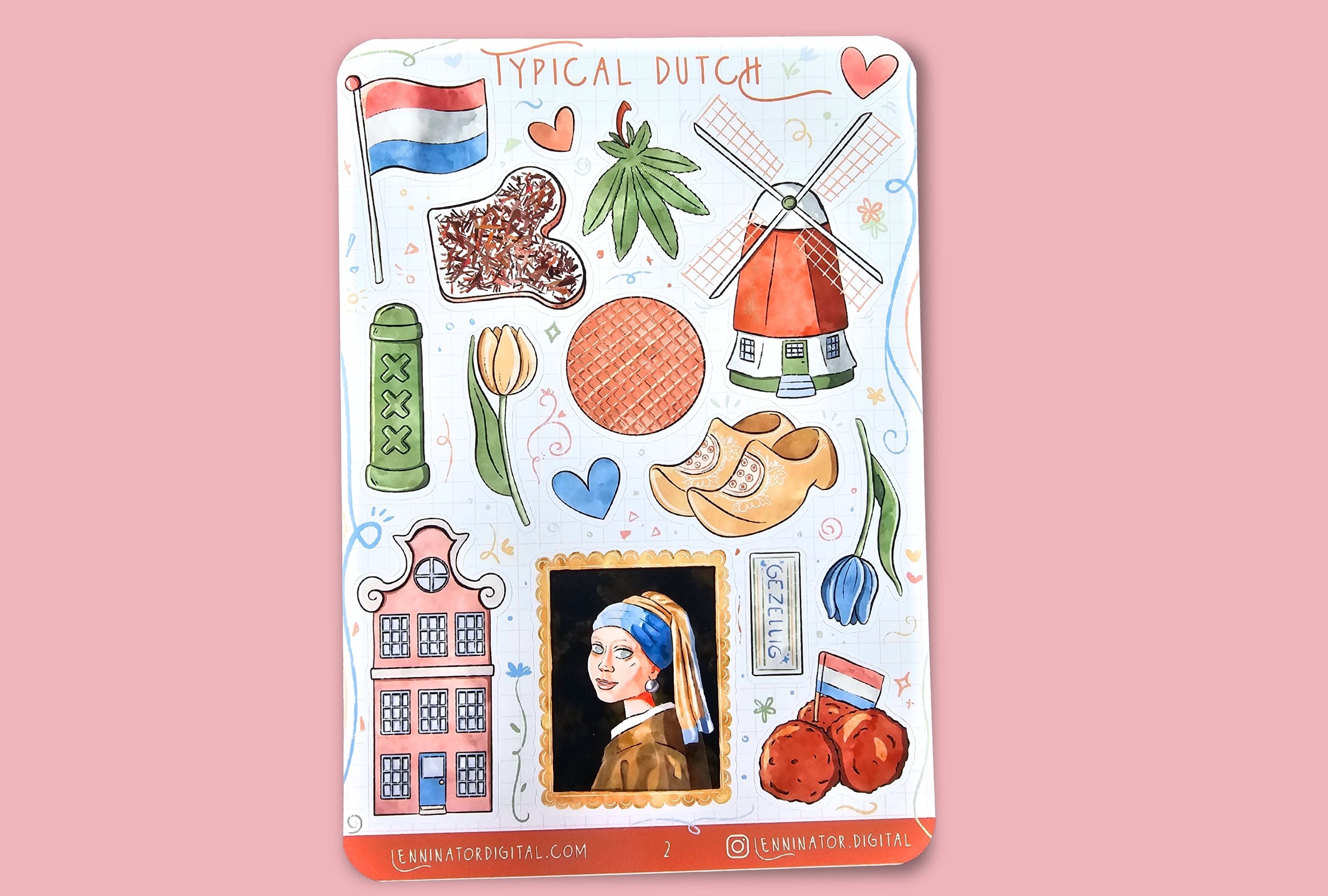 Typical Dutch Sticker Sheets