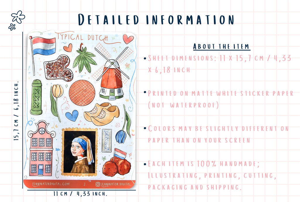 Typical Dutch Sticker Sheets