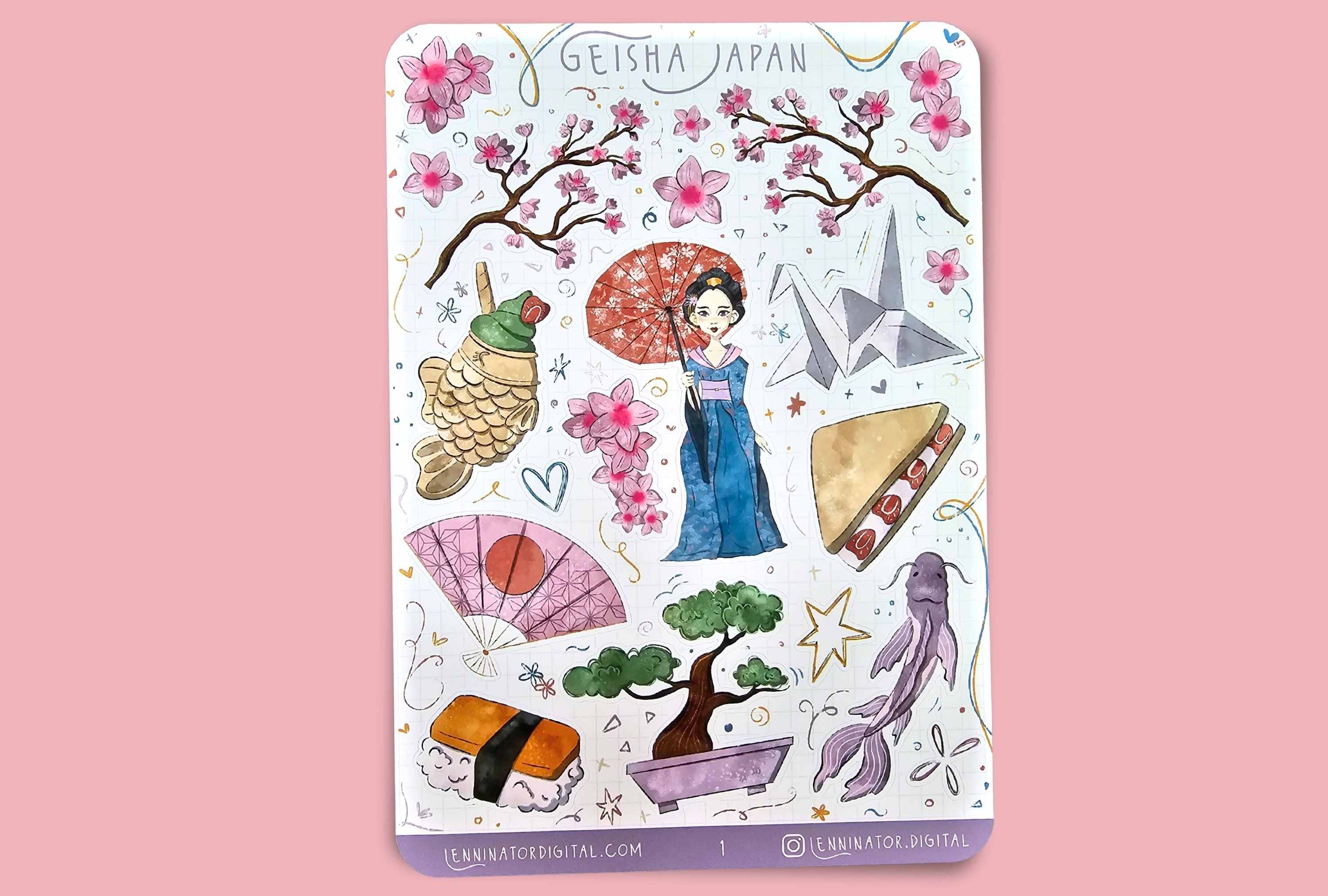 Japan Sticker Sheets