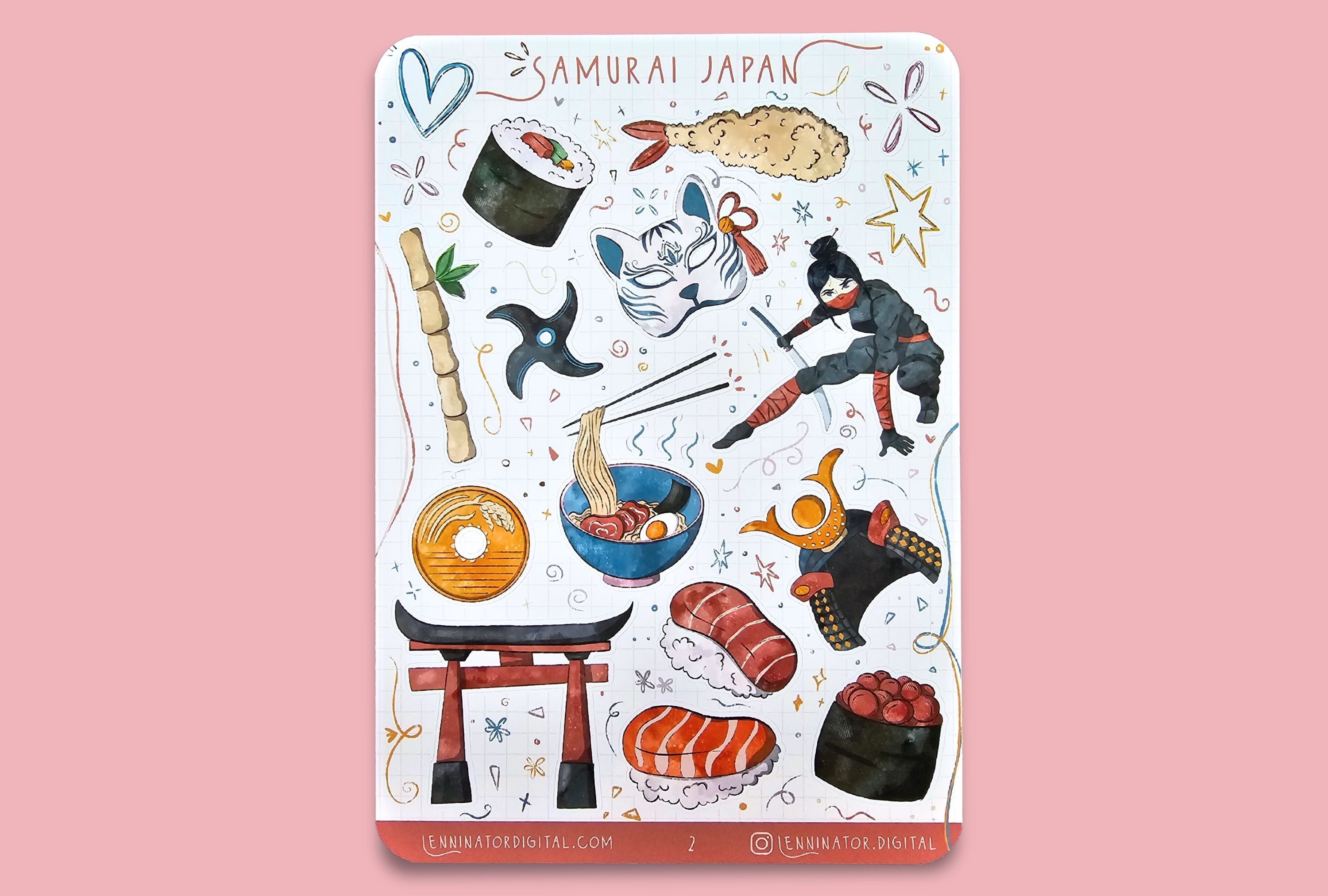 Japan Sticker Sheets