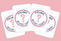 Set mit personalisierten Mystery Stickern