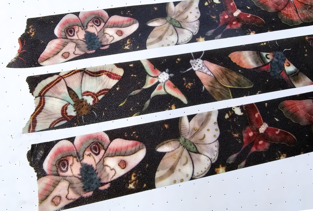 Mystic moth washi tape close-up