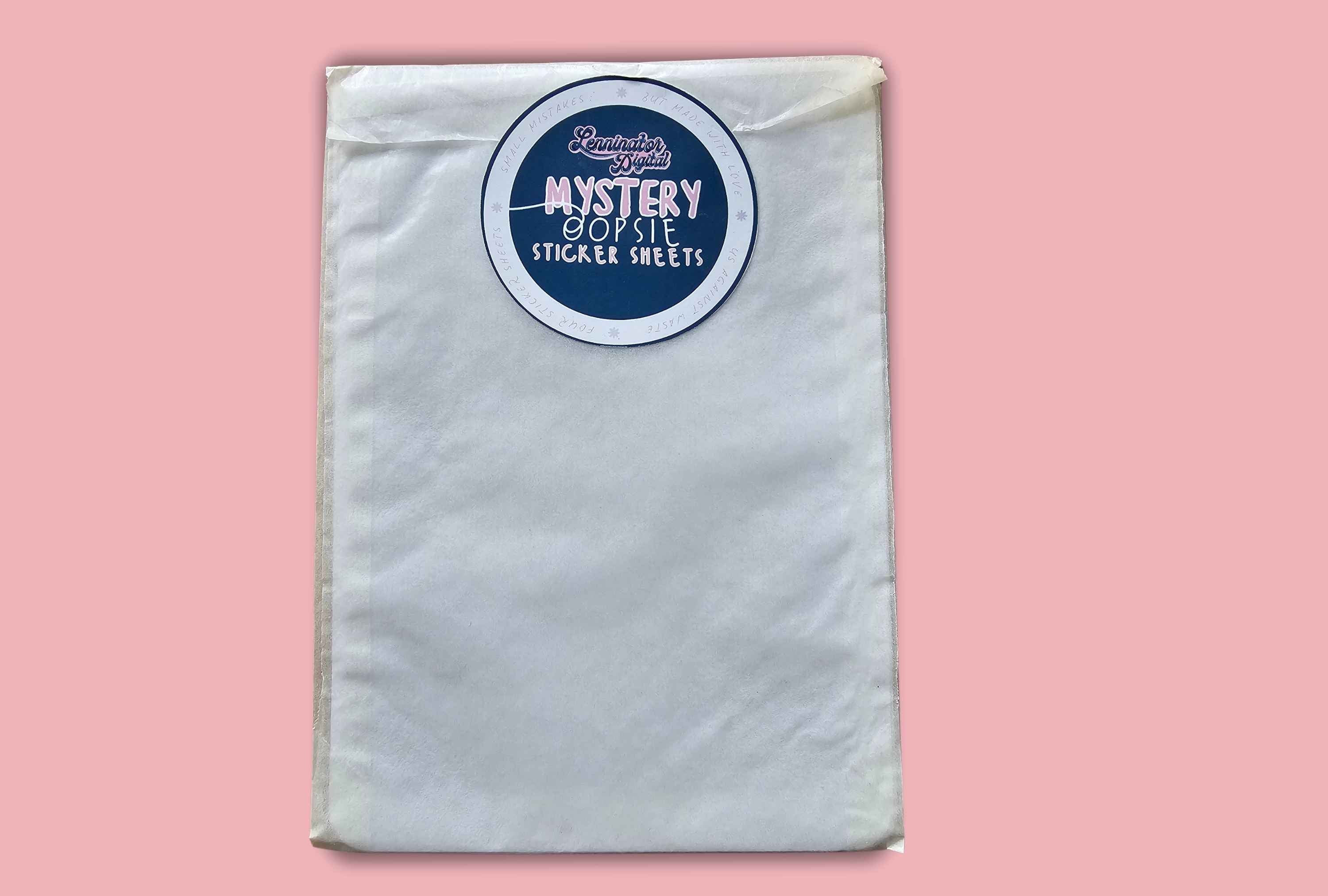 Mystery OOPSIE sticker sheets set