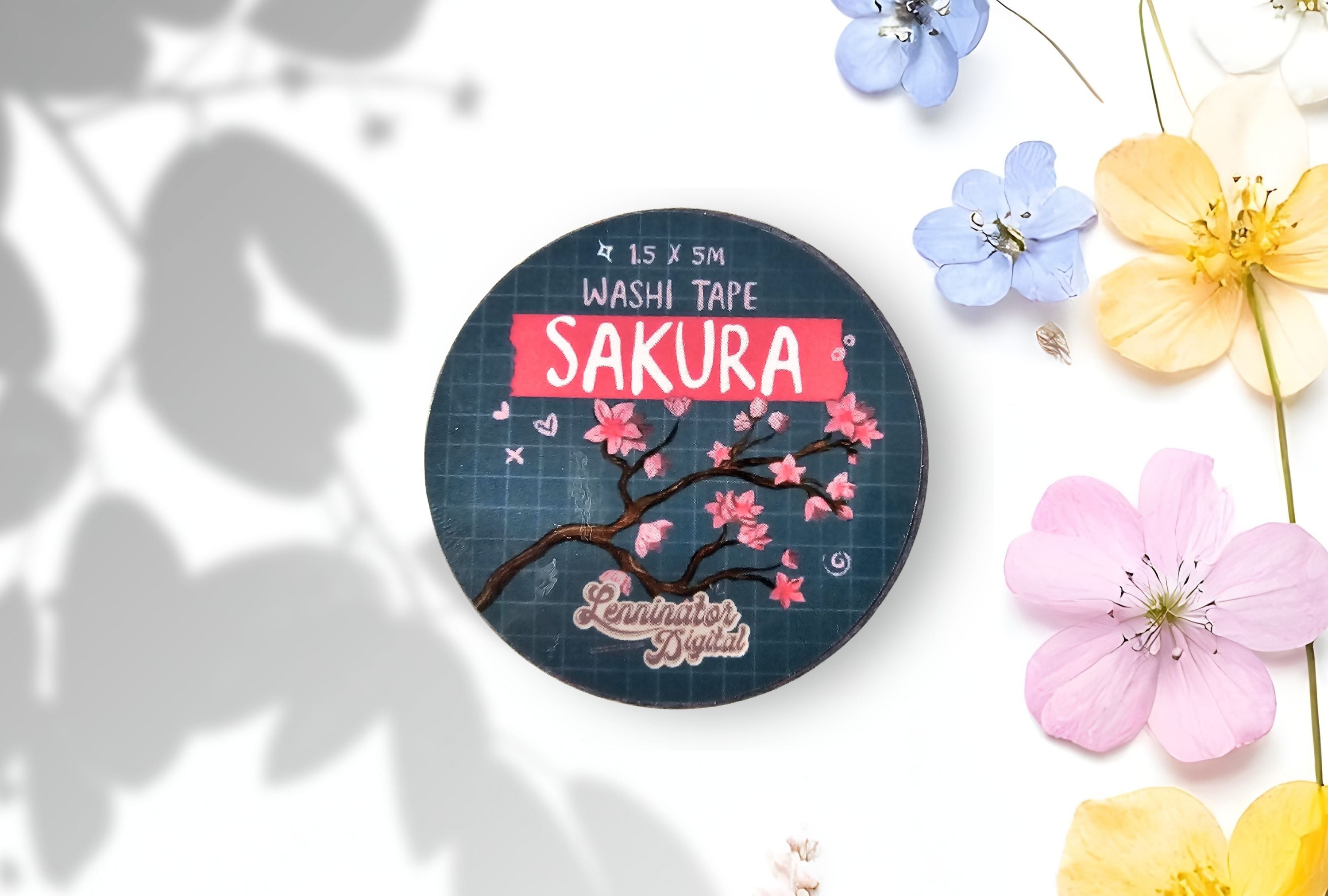 Sakura washi tape sticker